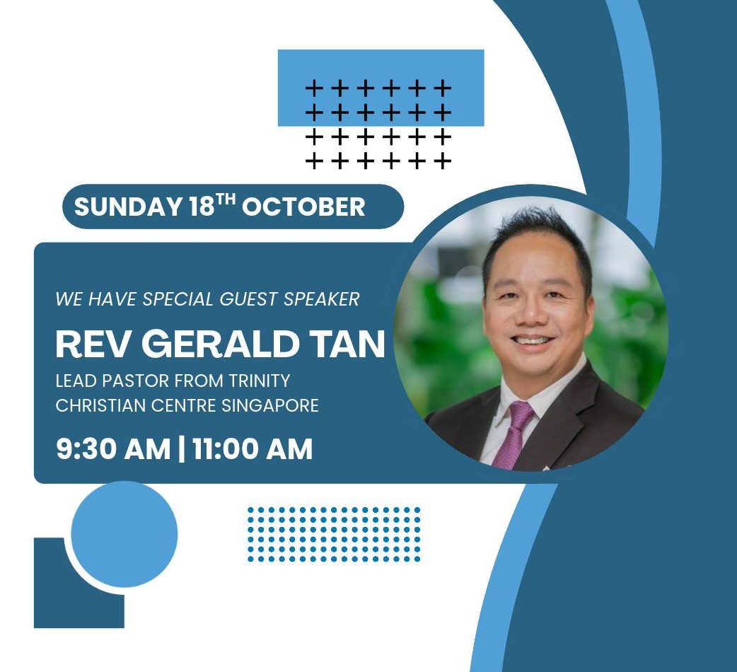Rev Gerald Tan from Trinity Christian Centre Singapore, guest speaker at Beacon Church in Bury St Edmunds, Suffolk.